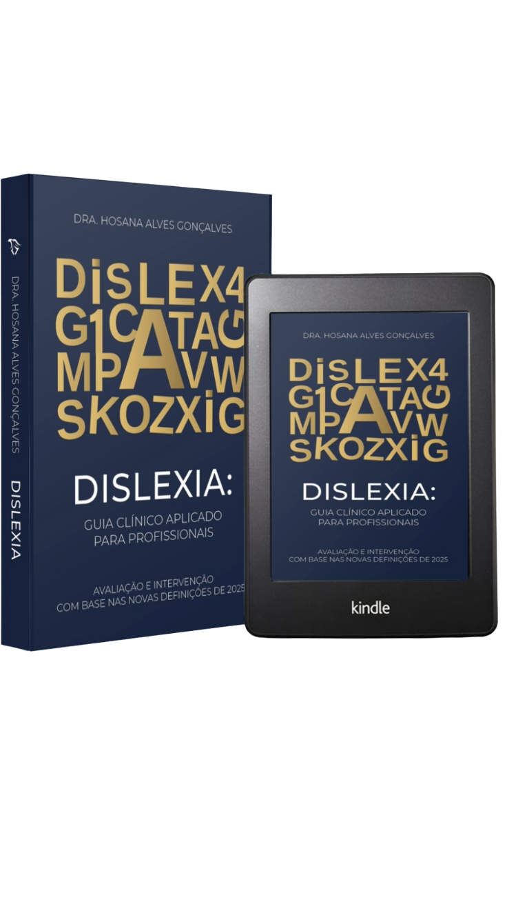 Mockup do Livro Dislexia e versão Kindle